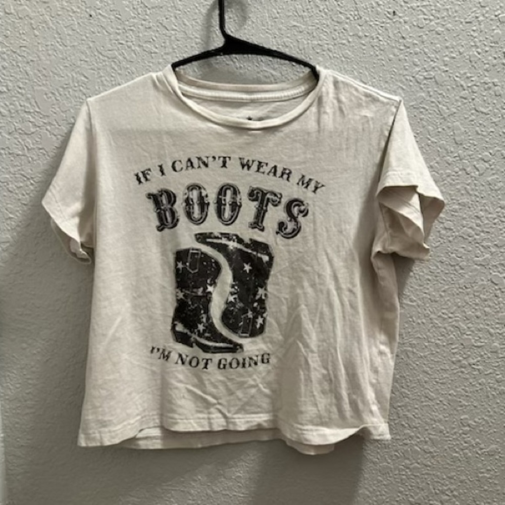 Women's Cream Graphic Tee